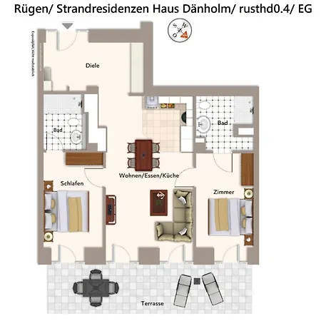Strandresidenzen Binz-prora Strandresidenzen Binz-prora D0 4 Apartamento *